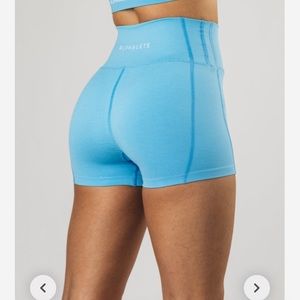 BLACK seamless short- size small